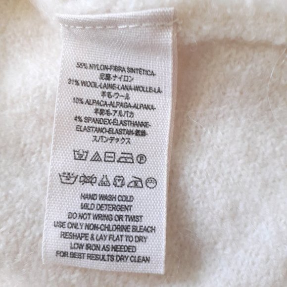 Free People Cascade Cardigan Wool/Alpaca Blend Cream Size M - Picture 11 of 12